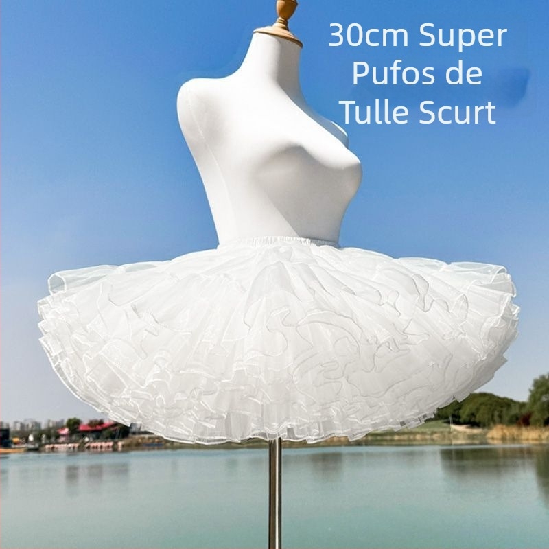 Fustă Lolita cu bustle (fără oase) – Brand Hui bi shi, Vară 2021