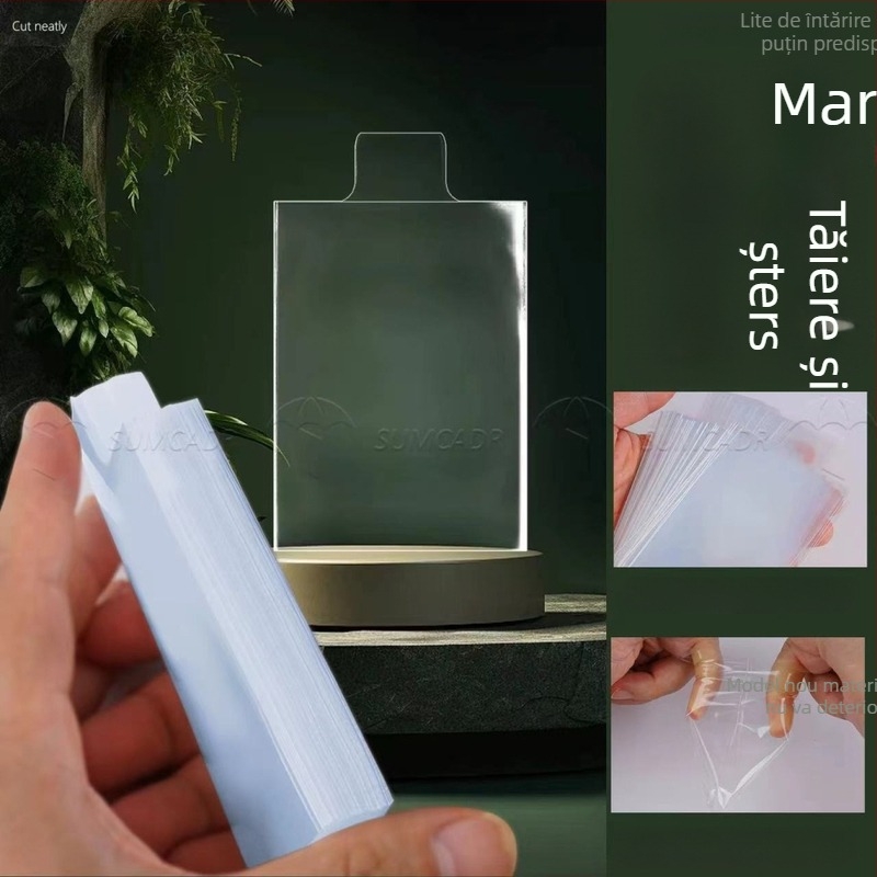 Husă pentru carduri din PP cu film detașabil pentru Pokémon/PTCG și One Piece, Unisex, stil neutru, Primăvara 2024, Utilizare zilnică, Brand independent