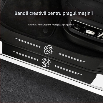 Prag de ușă auto din piele – model Camellia leather, utilizare generală, Bosivpwssy