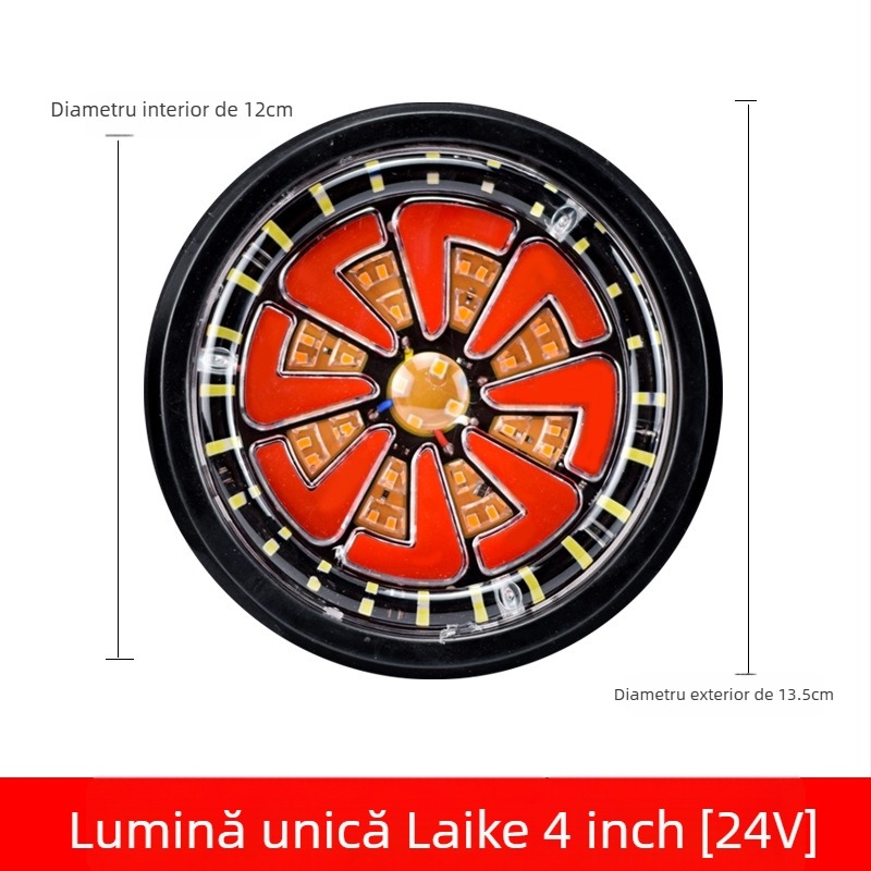 Lumină LED pentru remorcă – 24V, etanșă, semnal de frână și semnal de viraj