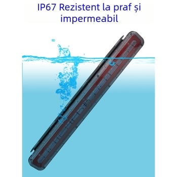 Lumină LED impermeabilă pentru camion, bandă lungă, flash, 24V, lumină de avertizare spate, lumină de frână și de mers în marșarier