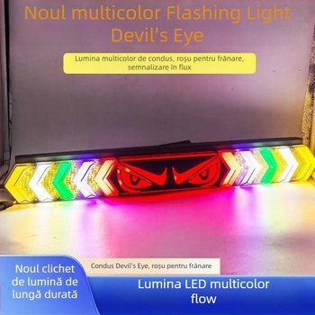 Bec LED pentru farul din spate – Devil's Eye, multifuncțional, flash color multicolor pentru mers înapoi și frână (Tip: bec; Modele compatibile: 1; Aplicabil)