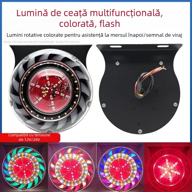 Lumină LED pentru camion - far spate impermeabil 4 în 1, universal 12-24V