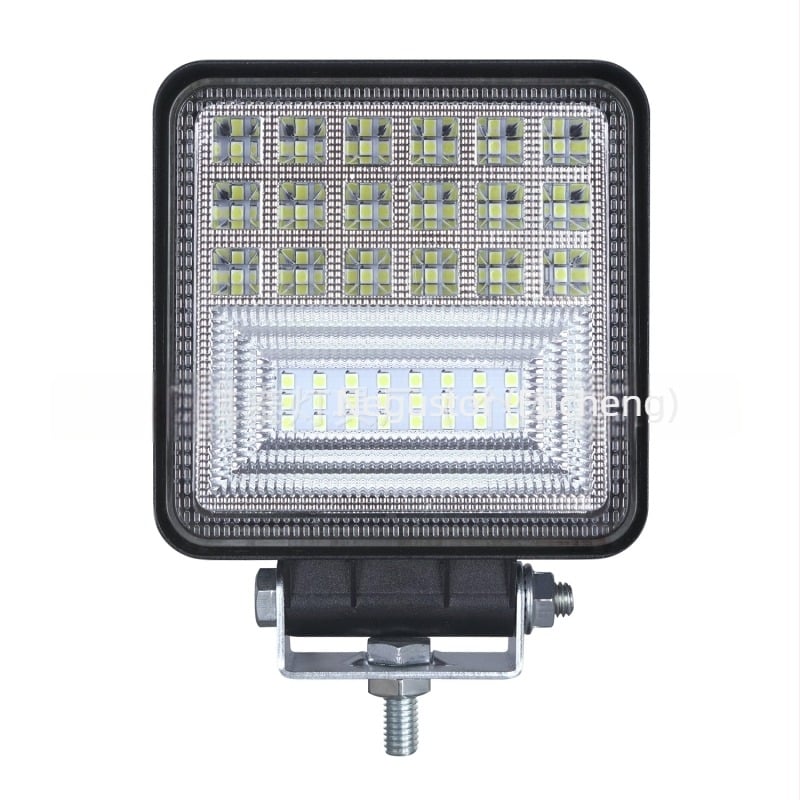 Lampă de lucru LED cu spot COB pentru mașini, camioane și stivuitoare – 126W, 12-80V, carcasă din aluminiu