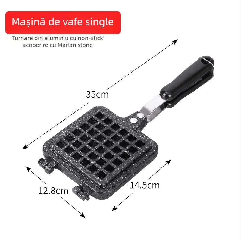 Formă pentru prăjituri și gofre din aliaj de aluminiu, antiaderent, He Yide