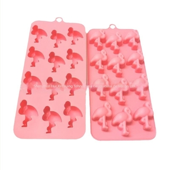 Set de forme din siliconă: formă pentru tort cu ananas, flamingo, lebădă și pinguin pentru cuburi de gheață (Material: silicon; Capacitate: 3,5 ml; Funcție: demoulding facil; Stil: neregulat; Categoria: forme din silicon pentru gheață)