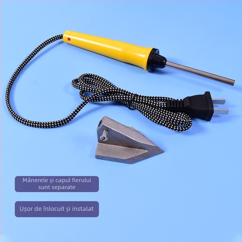 Fier electric pentru montarea caligrafiei și picturilor, mâner cu adeziv, 20–35W, 220V, funcție margine a benzilor