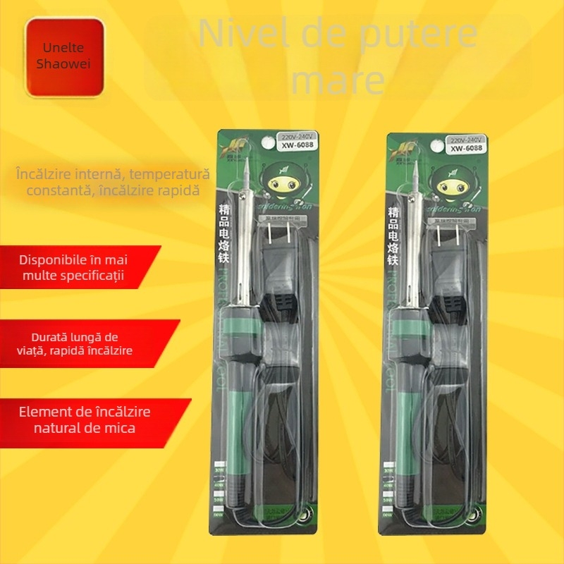 Xinwei Fier de lipit cu mâner din rășină, vârf ascuțit, 30–100W, 220V, pentru sudură