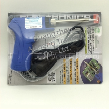 Fier de lipit electric Tq-77, tip pistol, încălzire rapidă, alimentare duală, 220V