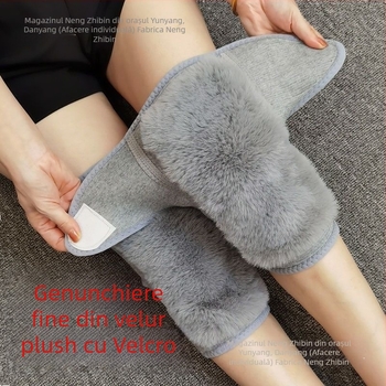 Genunchere cu Velcro, căptușite cald cu fleece, rezistente la vânt pentru ciclism, unisex — Marcă: Private label • Sursă: Ready stock • Vârstă: Adult • Sezon: Summer 2021