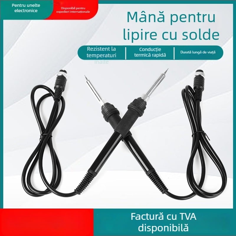 Mâner pentru lipit model 203, mâner cauciucat, 220V, alimentare electrică, pentru sudură și teste electrice