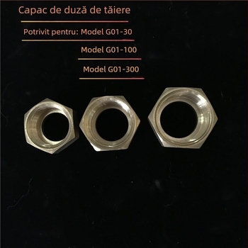 Accesorii pentru tăiere tip shoot-suction – duză de tăiere din cupru, piuliță torță, manetă manuală, capac șurub; Origine: Qingdao; Import: Nu; Brand: Other