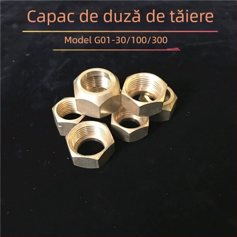 Accesorii pentru tăiere tip shoot-suction – duză de tăiere din cupru, piuliță torță, manetă manuală, capac șurub; Origine: Qingdao; Import: Nu; Brand: Other