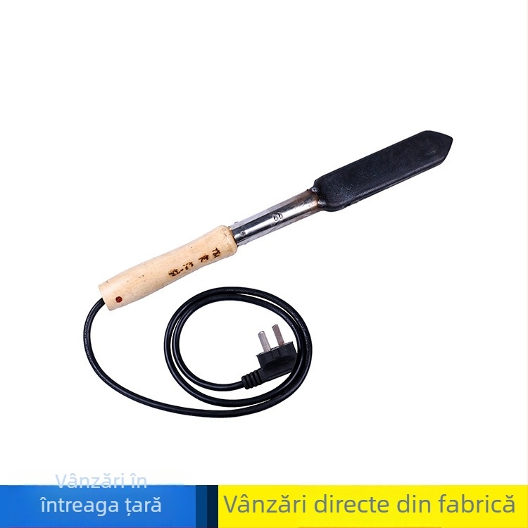 Fier electric pentru carne cu mâner din lemn — Xuan Ming, 1000V, încălzire electrică