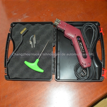 Haoka 220V Tăiere cu încălzire electrică, temperatură reglabilă, pentru țesături sintetice