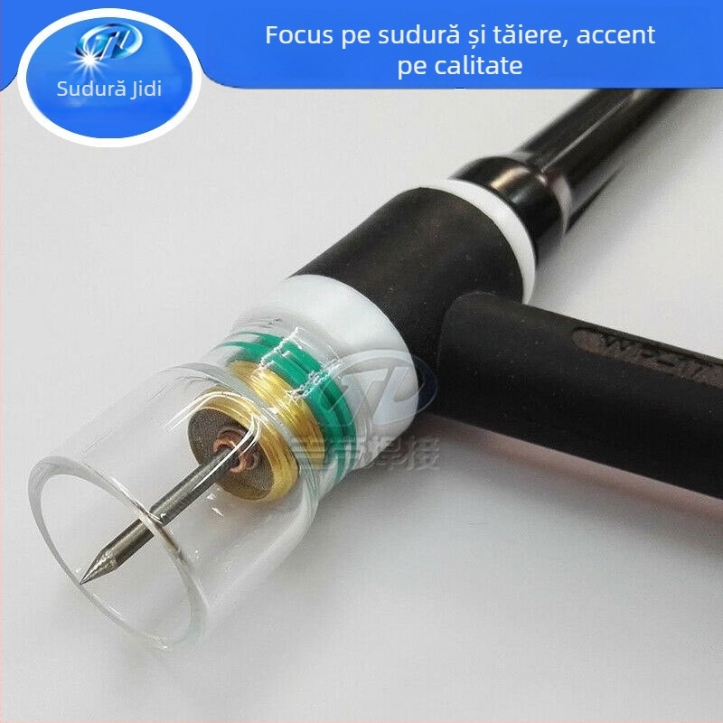 Gidi set accesorii pentru sudură cu arc argon, lentilă de gaz 12#, 8 buc., compatibil WP17/18/26