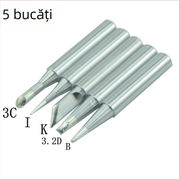 Vârf de lipit seria 900 936 cu reglaj de temperatură - fără plumb, din cupru cu strat electroplatinat, formă vârf: ascuțit, plat, înclinat, 200–450°C