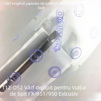 HAKKO vârfuri de lipit — vârf drept, lungime standardă, seria T12-D08 12 16 24 D4 DL32 52
