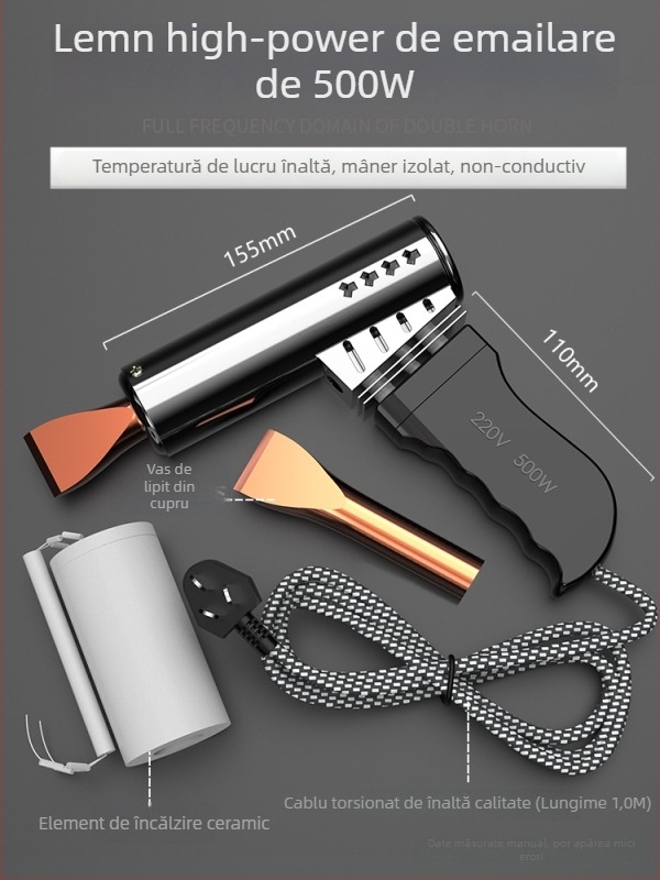 Set de lipire cu mâner din lemn, putere înaltă și temperatură constantă, unealtă de reparații electronice, clasă industrială