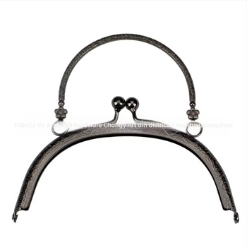 Accesoriu metalic pentru geantă, marca Chuangyi bags, model monocrom, vară 2023