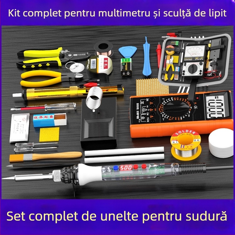 Jingling Multimetru și Fier de Lipit – Kit de Unelte pentru Reparații Electronice