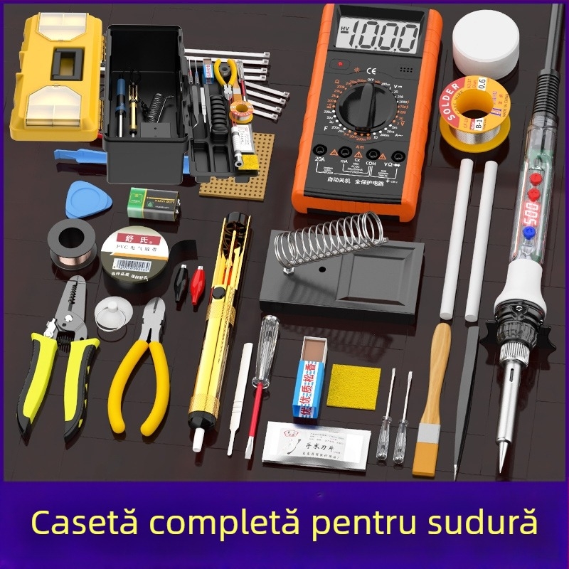 Jingling Multimetru și Fier de Lipit – Kit de Unelte pentru Reparații Electronice