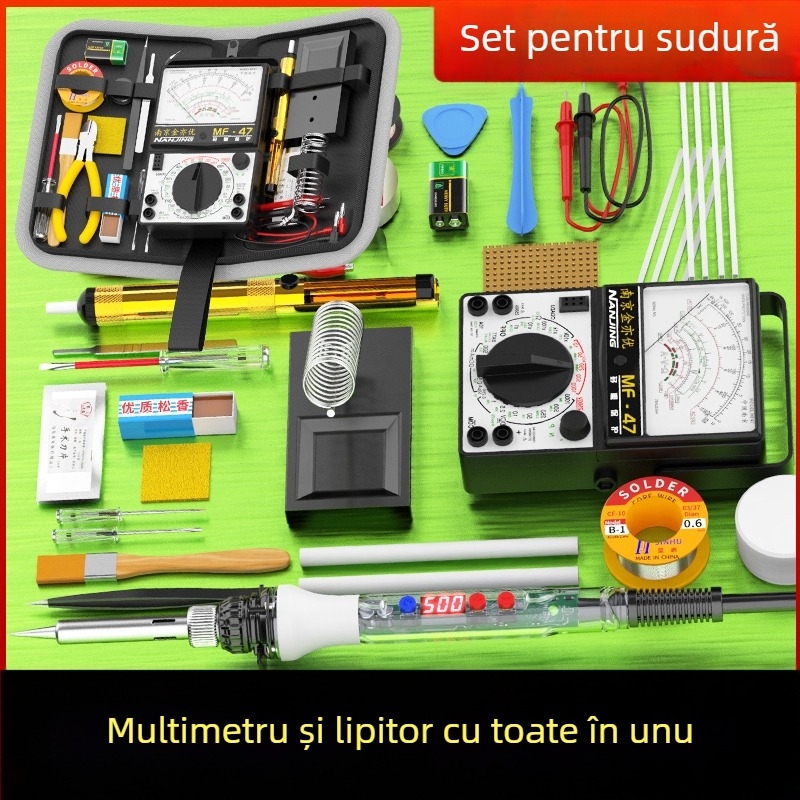 Jingling Multimetru și Fier de Lipit – Kit de Unelte pentru Reparații Electronice
