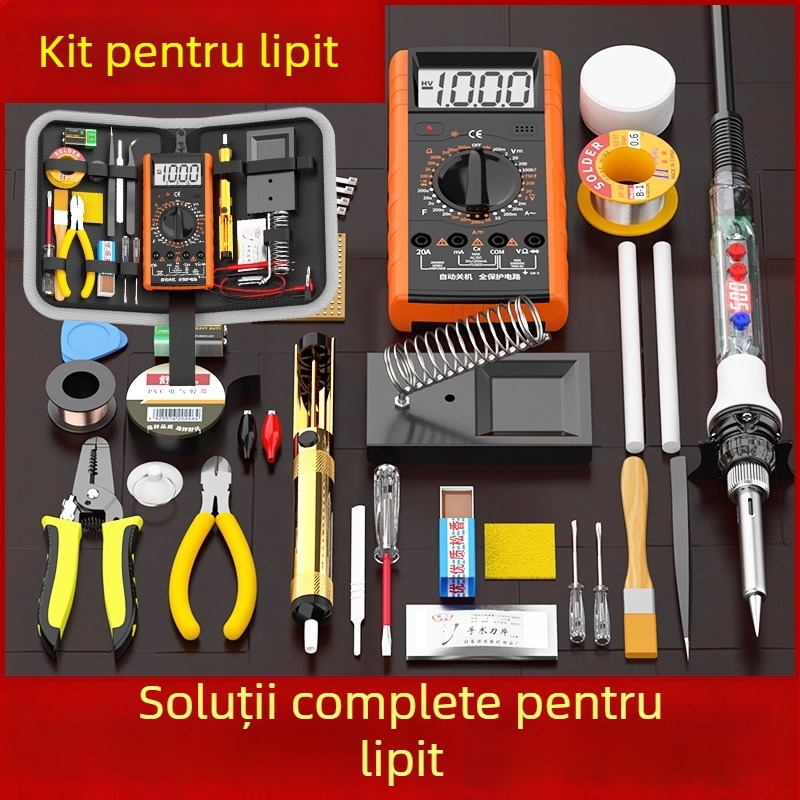Jingling Multimetru și Fier de Lipit – Kit de Unelte pentru Reparații Electronice