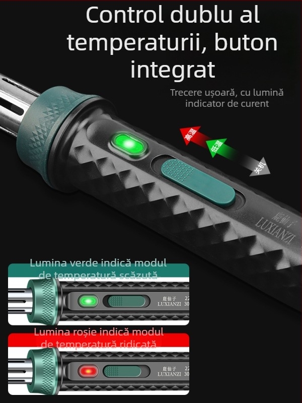 Fier de lipit puternic, de nivel profesional și industrial, pistol de lipit pentru electronice