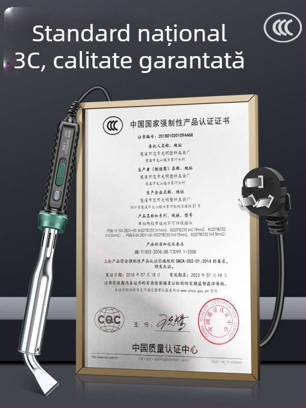 Fier de lipit puternic, de nivel profesional și industrial, pistol de lipit pentru electronice