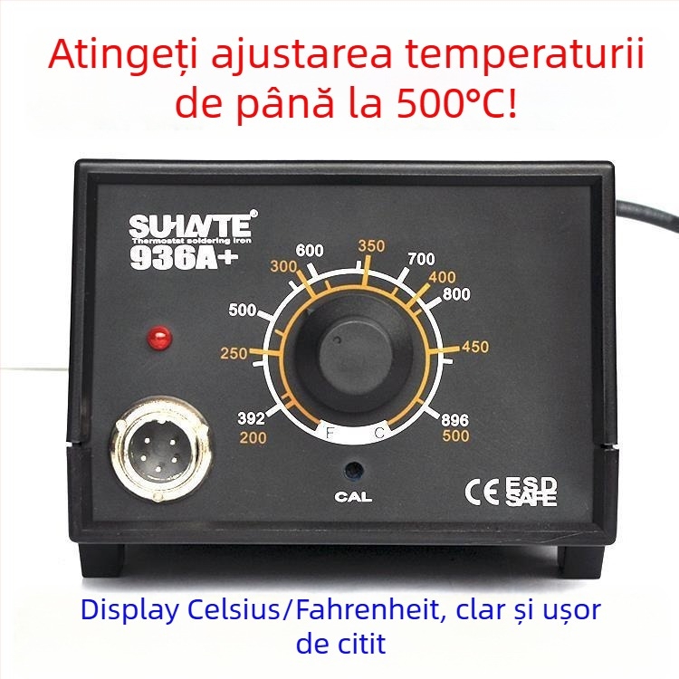 Stație de lipire 936 cu încălzire internă, 60W, temperatură reglabilă — Yisheng hardware business department