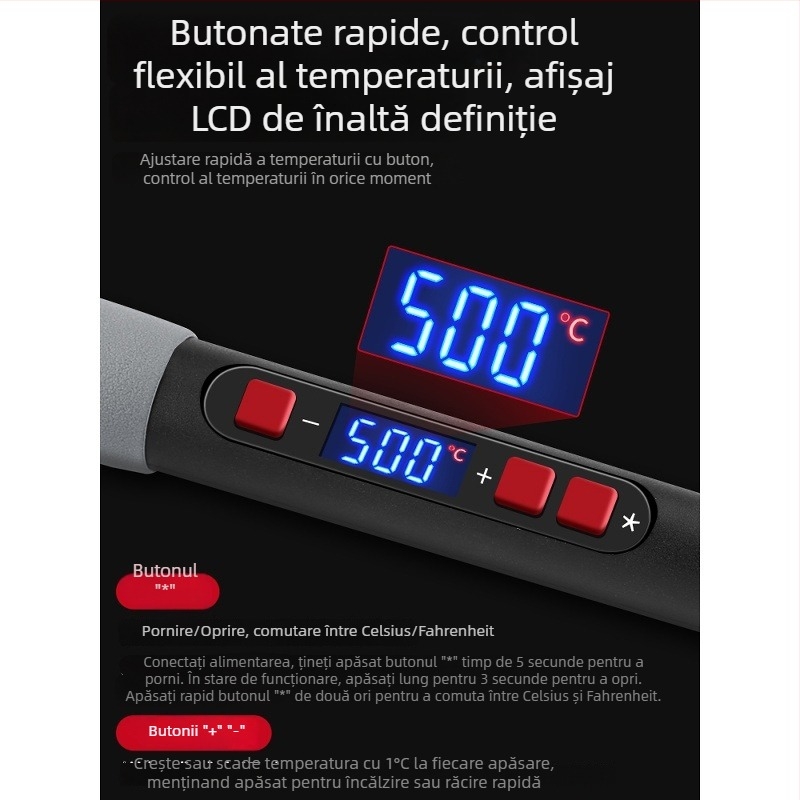 Deer Fairy unealtă electric încălzită pentru gravură și tăierea plasticului, placă KT, burete spumă, unealtă de perforare cu topire