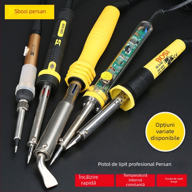 Pistol de lipit cu temperatură reglabilă – lipitor manual, înaltă temperatură, durată lungă de viață, 30W–150W