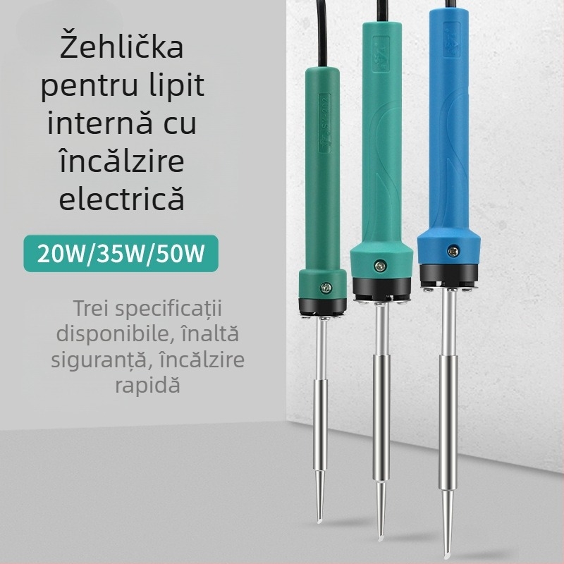 Set electric de lipire pentru uz casnic și pentru studenți, include fier de lipit și pistol de lipit