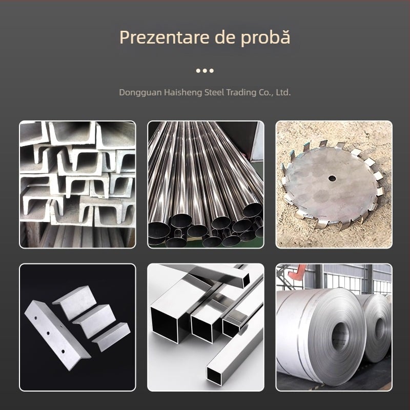 Placǎ din oțel inoxidabil 304, tăiatǎ cu laser, laminare la rece, finisaj 2B, personalizare disponibilă