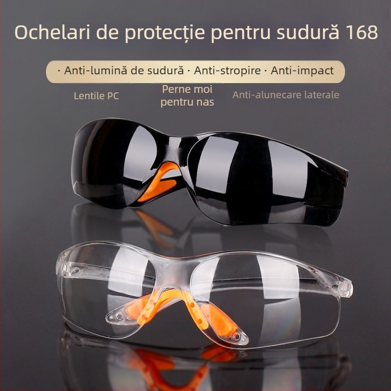 Ochelari de protecție pentru sudură, protecție anti-impact, model 168, marcă 777, ramă din plastic