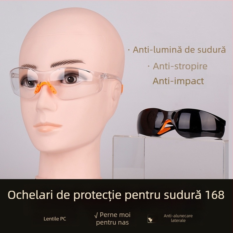 Ochelari de protecție pentru sudură, protecție anti-impact, model 168, marcă 777, ramă din plastic