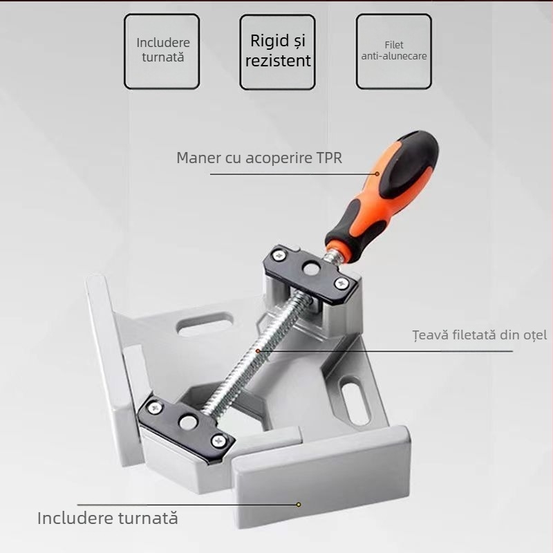 Clamp unghi drept pentru tâmplă – clemă rapidă universală pentru sudură