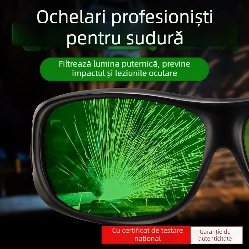 Ochelari de protecție pentru sudură cu arc și tăiere cu laser – protecție împotriva impactului