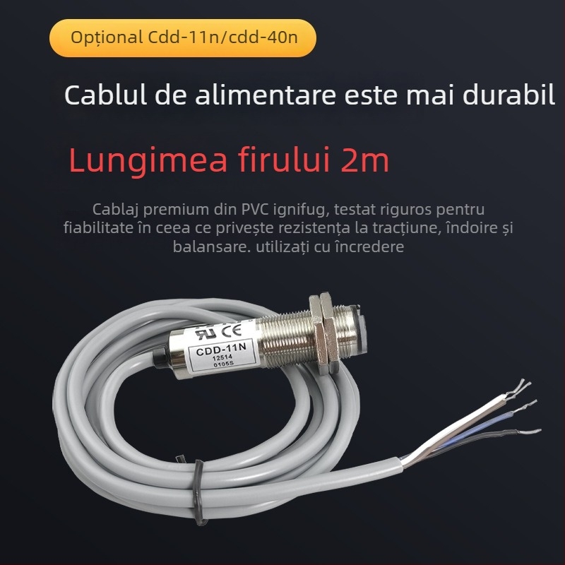 CDD-11N comutator fotoelectric, senzor cu reflexie difuză M18, CDD-40N, 11P, 80N