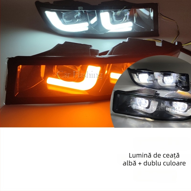 Far de ceață LED pentru Toyota Prado 02-10 FJ120/LC120, 12V, 8W, 6000K, IP67, 800 lm