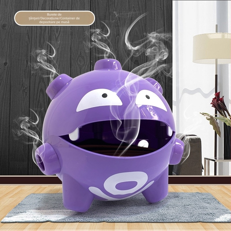 Suport pentru bețișoare anti-țânțari, design rezistent la vânt, reutilizabil, figurina decorativă cu cutie de depozitare