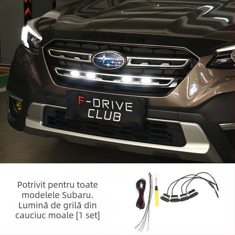 DRL pentru grila centrală Subaru, LED, 12V, 10W, protecție nivel 3, durată de viață 10000 ore