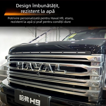 Grilă frontală cu LED DRL integrate pentru Haval H9 – construcție din silicon și cauciuc, 220W, modelul 001, personalizabil