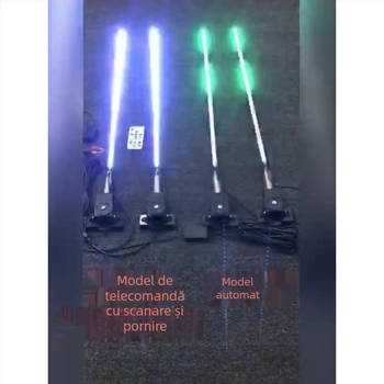 Lampă antenă LED cu efecte colorate pentru camioane, mașini și motociclete, 12V