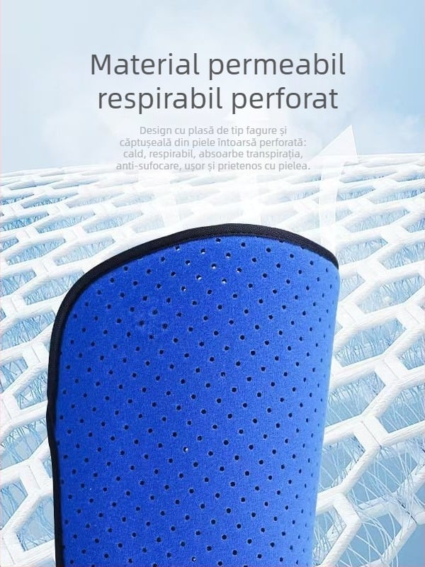 Orteză fixă pentru picior, gleznă și genunchi, suport reglabil pentru coapsă și gambă – protecție respirabilă pentru membrul inferior