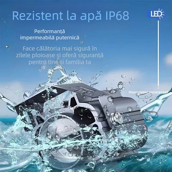 Lumină pentru motocicletă electrică cu proiector laser și lentilă, 5000 lm