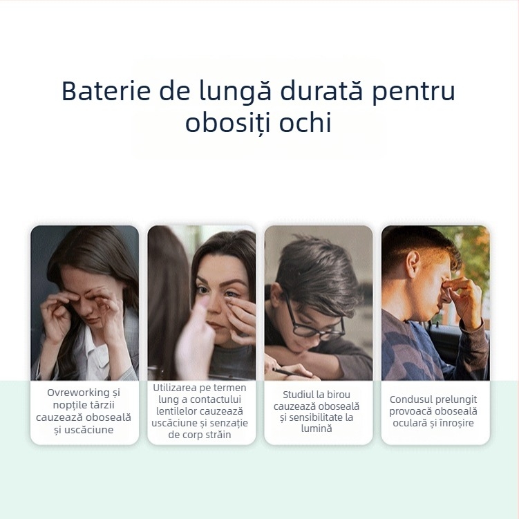 Dispozitiv portabil pentru îngrijirea ochilor cu pulverizare atomizată și ceață rece, treaptă 3, timp de ceață ≤10 s, autonomie >12 h, baterie încorporată ≤50 mAh, carcasă ABS