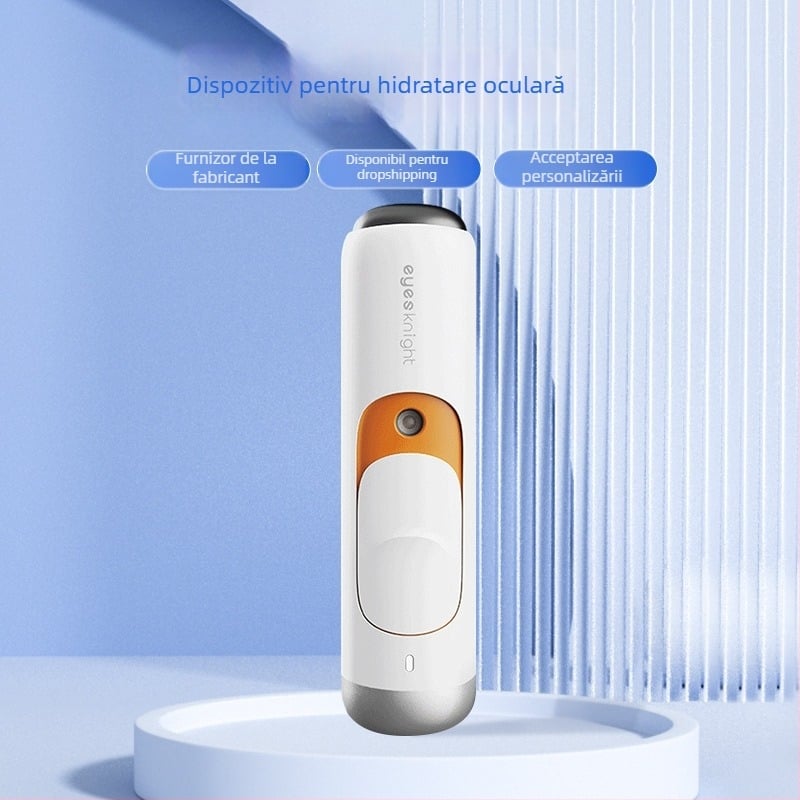 Dispozitiv portabil pentru îngrijirea ochilor cu pulverizare atomizată și ceață rece, treaptă 3, timp de ceață ≤10 s, autonomie >12 h, baterie încorporată ≤50 mAh, carcasă ABS