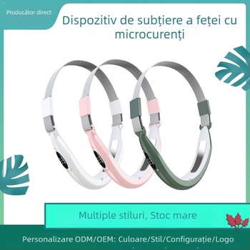Dispozitiv de modelare facială cu microcurent, masaj și lumină color, tip mască, model Hy18s, certificat CE
